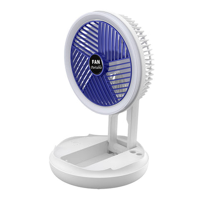 Ventilador de Techo Plegable con Carga USB, Luz LED y 4 Velocidades - Image 6