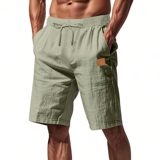 Camisa de Lino Transpirable para Hombre Talla Grande - Perfecta para Playa y Deportes - Image 12