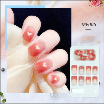 Stickers de Uñas Reutilizables con Diseño Red Net - Image 6