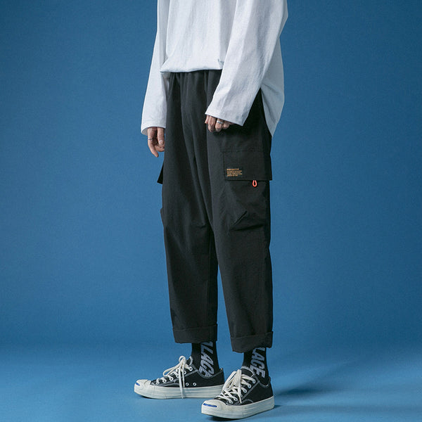Overol Unisex de Algodón con Múltiples Bolsillos - Pantalón Recto Casual