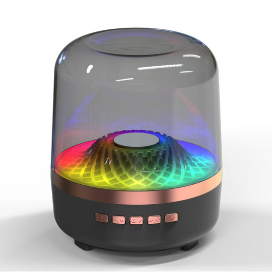 Subwoofer de Escritorio Bluetooth Negro y Oro - Image 8