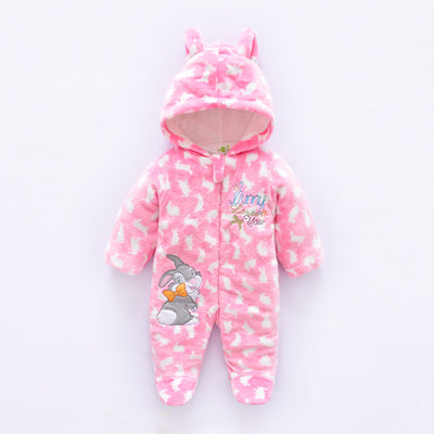 Jumpsuit de Terciopelo con Capucha para Bebé - Abrigo de Invierno - Image 13