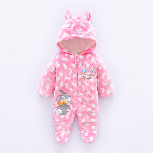 Jumpsuit de Terciopelo con Capucha para Bebé - Abrigo de Invierno - Image 13