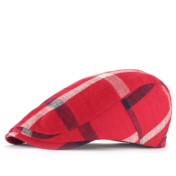 Gorra de Sol con Diseño Cuadros