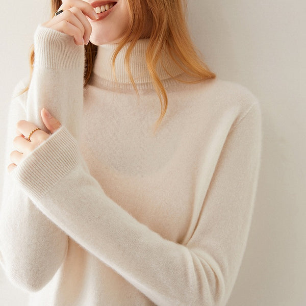 Suéter de Cachemira para Mujer - Diseño Holgado Estilizador