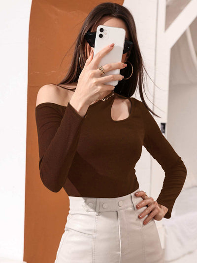Blusa Casual de Manga Larga con Detalle Calado en la Cintura - Image 20