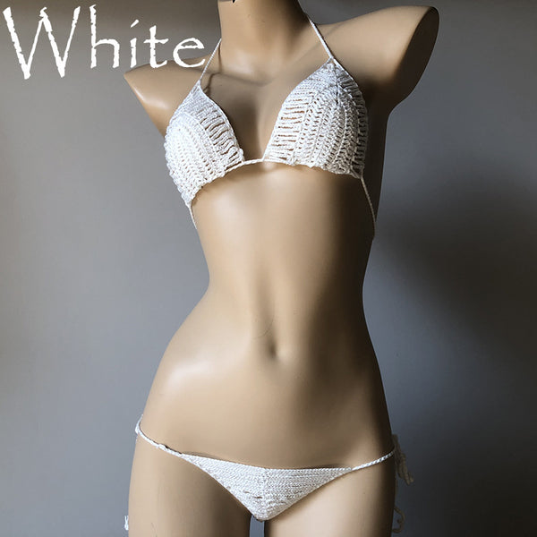 Bikini Tejido a Mano con Diseño Calado para Mujer - Image 10