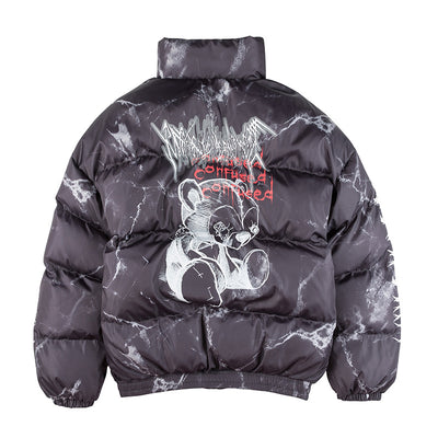 Chaqueta Acolchada para Pareja con Estampado de Osito - Image 6