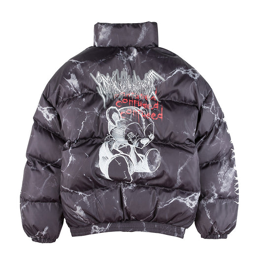 Chaqueta Acolchada para Pareja con Estampado de Osito - Image 6