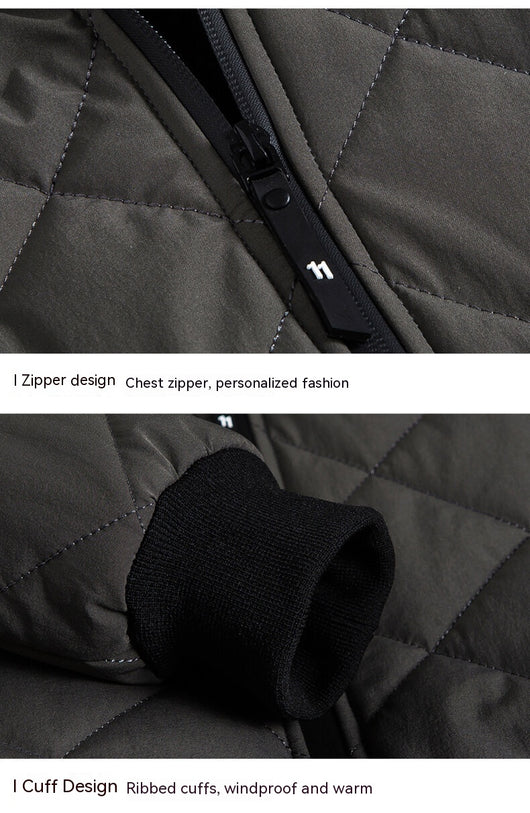 Chaqueta Térmica de Algodón con Capucha para Hombre - Image 14
