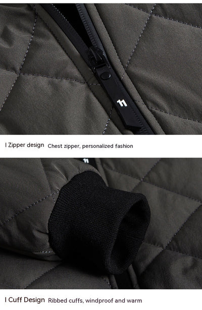 Chaqueta Térmica de Algodón con Capucha para Hombre - Image 10