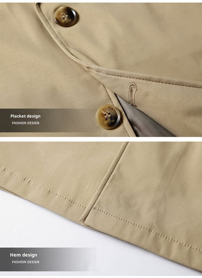 Gabardina de Negocios Juvenil Premium - Corte Clásico Solapa Italiana - Image 19