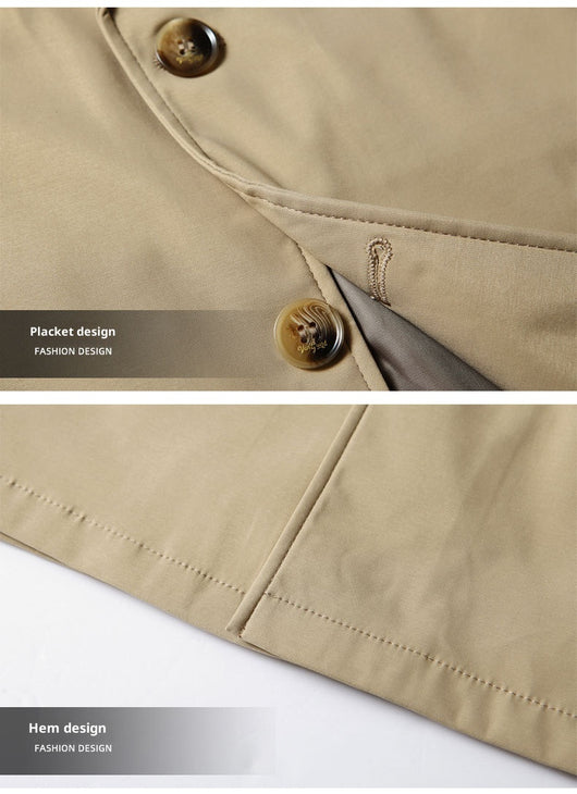 Gabardina de Negocios Juvenil Premium - Corte Clásico Solapa Italiana - Image 19