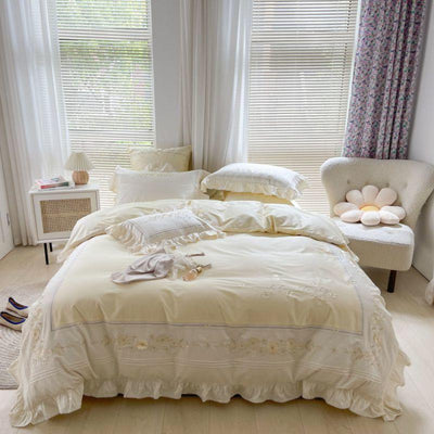 Juego de Cama 4 Piezas Algodón Puro Premium - Image 2