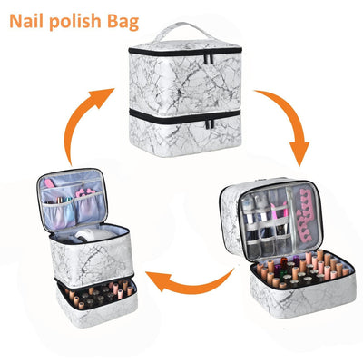 Bolsa Organizadora de Esmaltes Doble Capa Impermeable - Image 21