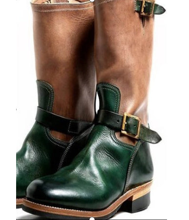 Botas Casuales para Hombre con Cuña Plana y Tubo Medio - Versátiles y Cómodas - Image 10