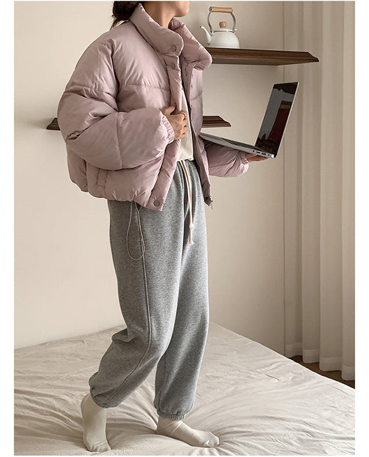 Abrigo Acolchado de Algodón para Mujer - Estilo Urbano Casual - Image 11