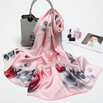 Pañuelo de Seda Versátil para Mamá - Diseño Elegante Multiusos - Image 12
