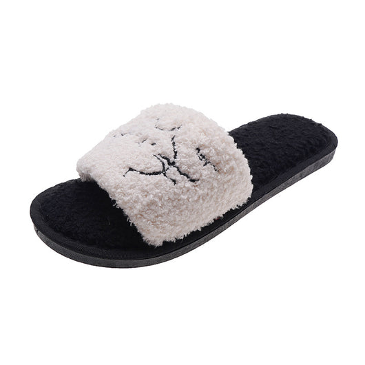 Pantuflas Planas Cálidas para Casa con Diseño de Gato - Image 6