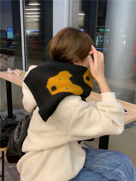 Bufanda Oso Kawaii Japonés para Mujer - Suave, Cálida y Versátil - Image 20