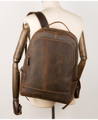 Mochila de Cuero para Hombre - Viajes y Negocios - Image 13