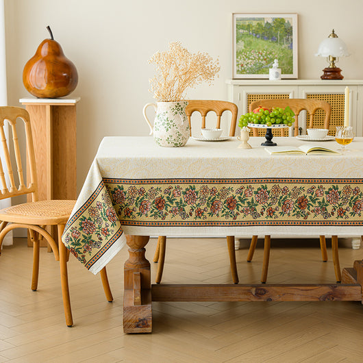 Mantel Rectangular para Mesa de Centro - Diseño Atmosférico en Tela - Image 6