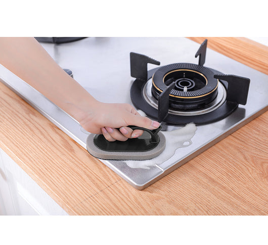 Esponja Abrasiva Nano Diamante con Mango para Limpieza Profunda de Cocina - Image 3