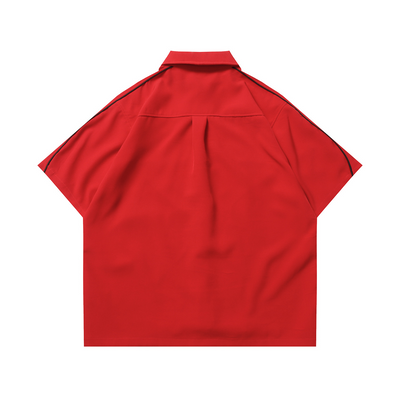 Camisa Casual de Hombre con Parches de Estrellas - Image 33