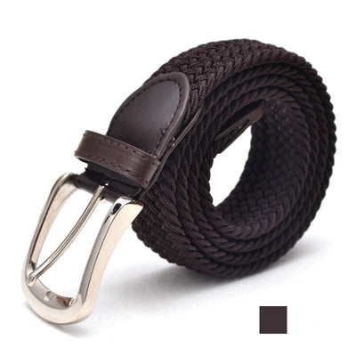 Cinturón Elástico Trenzado Unisex - Correa Extensible de Lona - Image 9