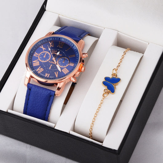 Reloj Mariposa Multicolor Doble Capa para Mujer - Image 25
