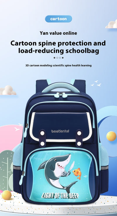 Mochila Escolar Grande Infantil Ligera con Diseño Cartoon - Image 12