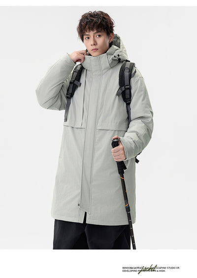 Abrigo Hombre Suelto Impermeable Moderno y Cálido - Image 18