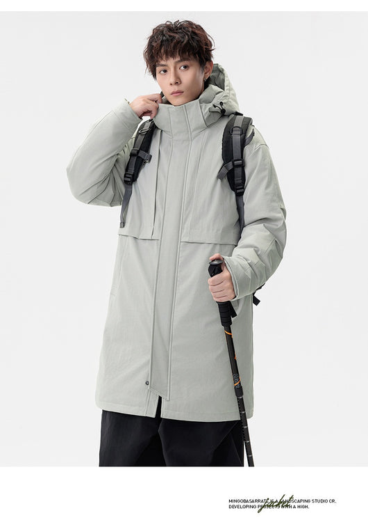 Abrigo Hombre Suelto Impermeable Moderno y Cálido - Image 18