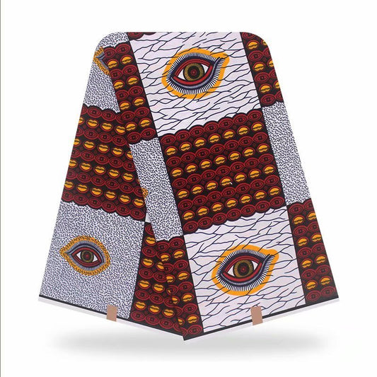 Tela de Algodón Batik Africano Premium