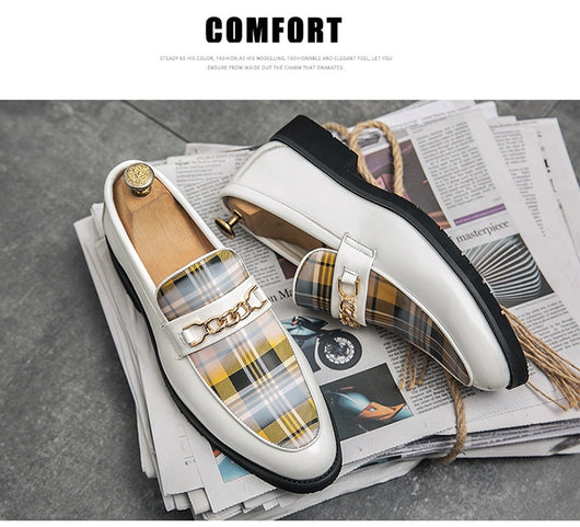 Zapatos Casuales de Cuero con Punta para Hombre - Image 26