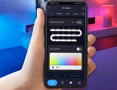 Luz Inteligente Wifi Graffiti con Bluetooth para TV y Ambiente - Image 5