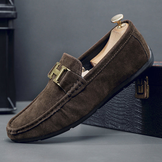 Zapatos Casuales de Cuero Estilo Británico para Hombre - Colección Primavera
