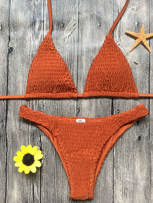 Bikini Triangular Plisado Sexy - Image 7