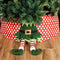 Falda para Árbol de Navidad Roja y Blanca con Lunares