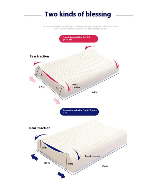 Almohada de Látex Infantil Ergonómica para Guardería y Preescolar - Image 20