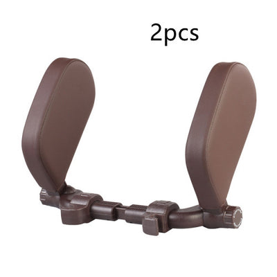 Almohada Cervical Ajustable para Auto - Soporte Ergonómico de Cuero para Viajes - Image 26