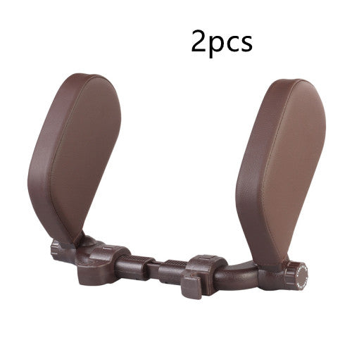 Almohada Cervical Ajustable para Auto - Soporte Ergonómico de Cuero para Viajes - Image 26