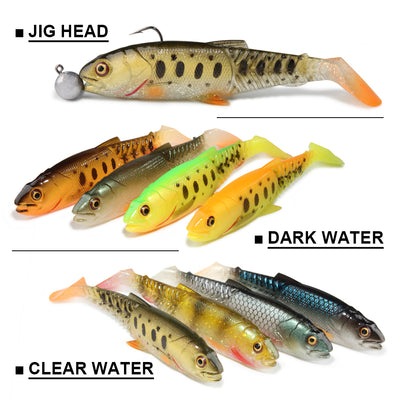 Set de Señuelos Biónico con Cola T - Cebo Realista para Pesca - Image 5