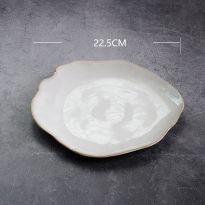Plato de Cerámica Irregular para Cena - Image 12