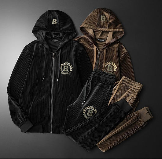 Conjunto de Sudadera con Capucha y Pantalón Jogger para Hombre - Estilo Casual Otoño Invierno - Image 10