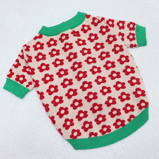 Cardigan de Flores Pequeñas con Botones - Image 7