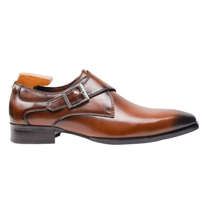 Zapatos Formales de Cuero para Hombre Estilo Británico Punta Cuadrada - Image 3