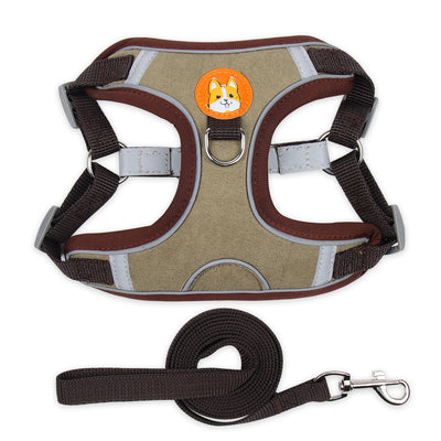 Arnés Reflectante para Perros y Gatos con Correa Suave de Malla - Image 18