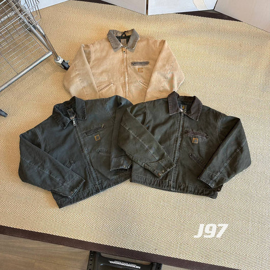 Chaqueta de Cuero con Cierre Tooling Corta y Ancha para Hombre - Image 33