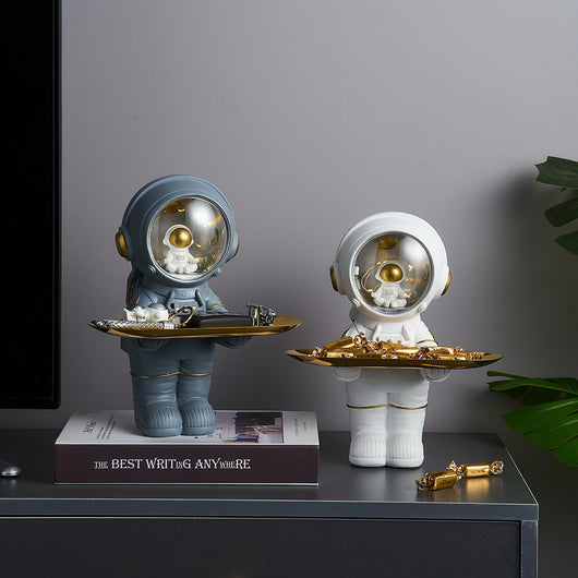 Bandeja Decorativa Astronauta Lujo - Organizador de Entrada con Diseño Moderno - Image 10